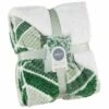 B&M Simply Geo Waffle Throw - Green 1 B&M Simply Geo Waffle Throw - Green -Home Discount Store 394920 simply geo waffle throw green