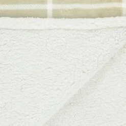 Winston Sage Check Sherpa Throw -Home Discount Store 394950 winston sage check sherpa throw 4