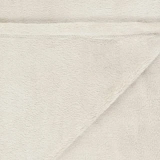 Large Cream Fleece Throw 7 Large Cream Fleece Throw - Image 5