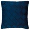 Basket Weave Navy Cushion 2 Basket Weave Navy Cushion -Home Discount Store 395341 basket weave cushion navy