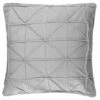 Geo Velvet Cushion - Grey -Home Discount Store 395346 geo velvet cushion grey