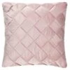 Basket Weave Blush Cushion -Home Discount Store 395356 basket weave cushion blush