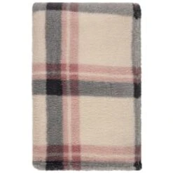 Simply Blush Check Sherpa Throw 7 Simply Blush Check Sherpa Throw -Home Discount Store 395364 stripe ocean tide cushion 4