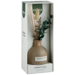 B&M Eden Life Reed Diffuser - Jasmine & Casis -Home Discount Store 395412 diffuser with dried flowers