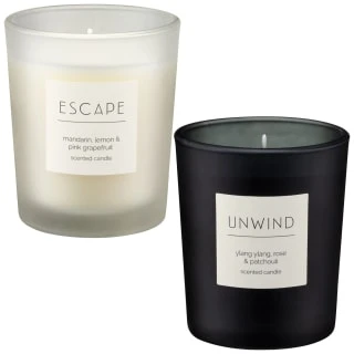 B&M Unwind Scented Candle - Ylang Ylang & Rose & Patchouli 4 B&M Unwind Scented Candle - Ylang Ylang & Rose & Patchouli - Image 2