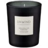 B&M Unwind Scented Candle - Ylang Ylang & Rose & Patchouli -Home Discount Store 395420 small candle unwind