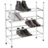 Spaceways 4 Tier Extendable Shoe Rack