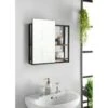 Tromso Bathroom Mirror Cabinet -Home Discount Store 395661 tromso mirror cabinet