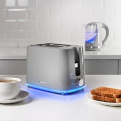 Blaupunkt 2 Slice Illuminating Toaster - Grey 7 Blaupunkt 2 Slice Illuminating Toaster - Grey -Home Discount Store 395756 blaupunkt 2 slice illuminating toaster grey 3