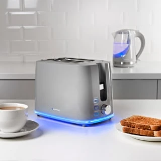 Blaupunkt 2 Slice Illuminating Toaster - Grey 5 Blaupunkt 2 Slice Illuminating Toaster - Grey - Image 3