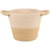 B&M Two Tone Rope Basket - Natural