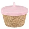 B&M Kendall Basket With Lid - Pink