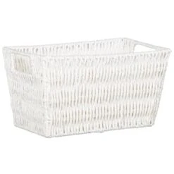B&M Paper Rope Basket - White