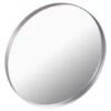 B&M Silver Round Small Mirror