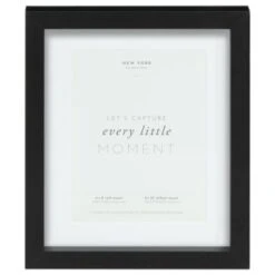 B&M New York Box Photo Frame - 6 X 8" - Black -Home Discount Store 396443 new york box frame 8x10 black