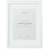 B&M A4 New York Box Photo Frame - White -Home Discount Store 396444 new york box frame mounted a3 white