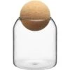 B&M Small Glass Jar With Cork Lid