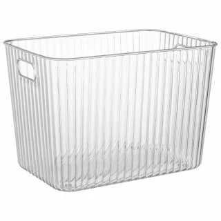 Ribbed Clear Storage Tub - Extra Large 3 Ribbed Clear Storage Tub - Extra Large