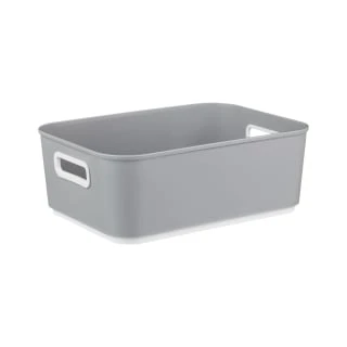 Anti Slip Medium Storage Box - Grey 3 Anti Slip Medium Storage Box - Grey