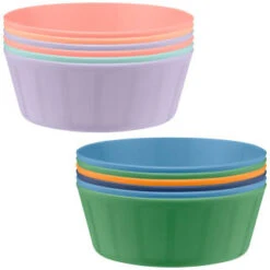 Simply Kids Colour Bowls 6pk - Multicolour -Home Discount Store 398568 398571 6pk simply kids colour bowls group