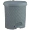 B&M Knit Peddle Bin - Grey 1 B&M Knit Peddle Bin - Grey -Home Discount Store 400123 grey knit peddle bin 2